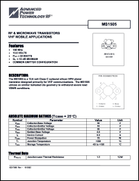 Click here to download MS1505 Datasheet