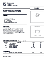 Click here to download MS2207 Datasheet