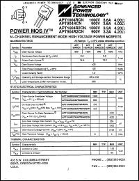 Click here to download APT904RCN Datasheet