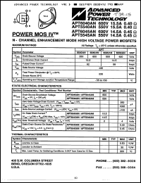 Click here to download APT5540AN Datasheet