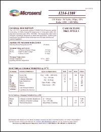 Click here to download 1214-110V Datasheet