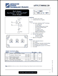 Click here to download APTGT300SK120 Datasheet