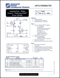 Click here to download APTGT50DH170T Datasheet