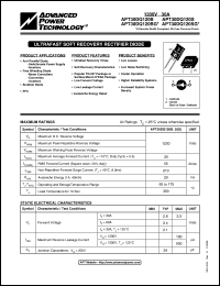 Click here to download APT30DQ120SG Datasheet