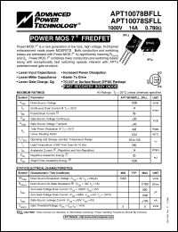 Click here to download APT10078BFLL_06 Datasheet