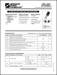 Click here to download APT15D100BCT_05 Datasheet