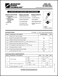 Click here to download APT30DQ100K Datasheet