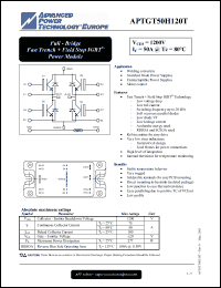 Click here to download APTGT50H120T Datasheet