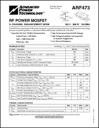 Click here to download ARF473 Datasheet