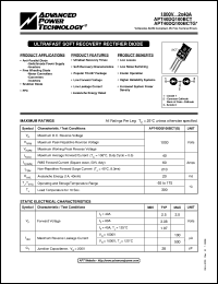 Click here to download APT40DQ100BCT Datasheet