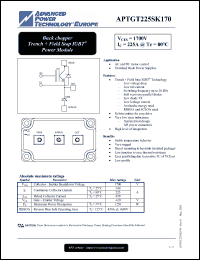 Click here to download APTGT225SK170 Datasheet