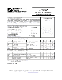 Click here to download 1150MP Datasheet