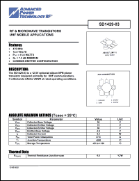 Click here to download SD1429-03 Datasheet