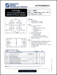 Click here to download APTM100H45ST Datasheet