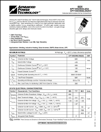 Click here to download APT100GN60LDQ4G Datasheet