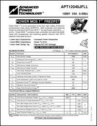 Click here to download APT12040JFLL Datasheet