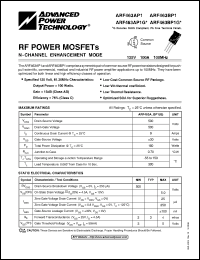 Click here to download ARF463BP1 Datasheet