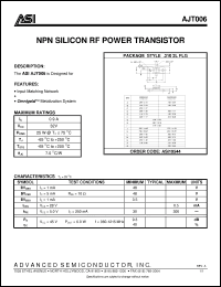 Click here to download AJT006 Datasheet