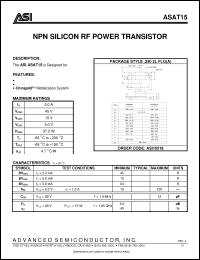 Click here to download ASAT15 Datasheet
