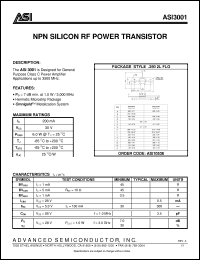 Click here to download ASI3001 Datasheet