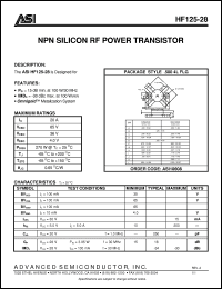 Click here to download HF125-28 Datasheet