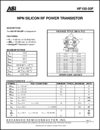 Click here to download HF150-50F Datasheet