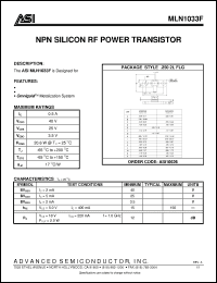 Click here to download MLN1033 Datasheet