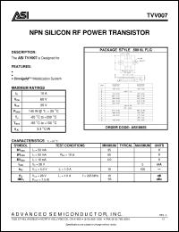 Click here to download TVV007 Datasheet