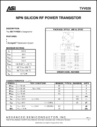 Click here to download TVV020 Datasheet