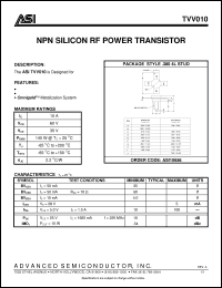 Click here to download TVV010 Datasheet