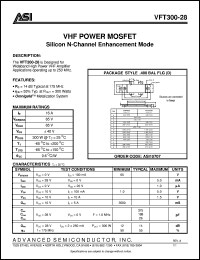 Click here to download VFT300-28 Datasheet