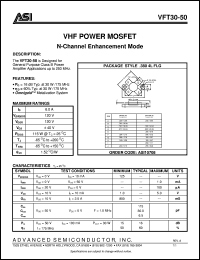 Click here to download VFT30-50 Datasheet