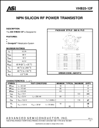 Click here to download VHB25-12 Datasheet