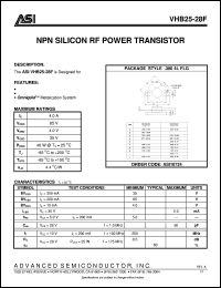 Click here to download VHB25-28 Datasheet