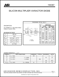 Click here to download 1N4387 Datasheet