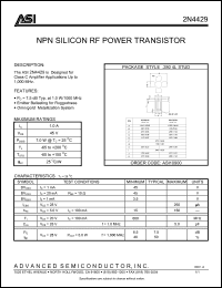 Click here to download 2N4429 Datasheet