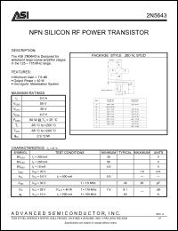 Click here to download ASI2N5643 Datasheet