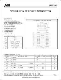 Click here to download MRF390 Datasheet