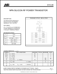 Click here to download D10-28 Datasheet