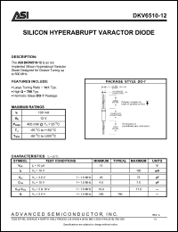 Click here to download DKV6510-12 Datasheet