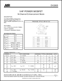 Click here to download DV2805 Datasheet