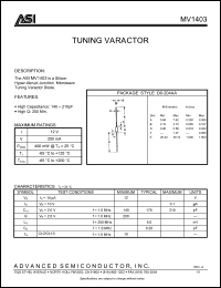 Click here to download MV1403 Datasheet