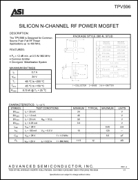 Click here to download TPV596 Datasheet