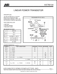 Click here to download HXTR5104 Datasheet