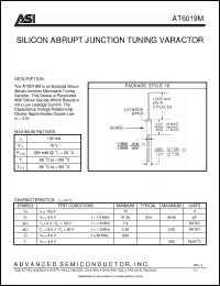 Click here to download AT6019M Datasheet