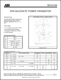 Click here to download MSC81090 Datasheet