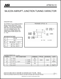 Click here to download AT6019-10 Datasheet