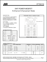 Click here to download VFT300-50_07 Datasheet