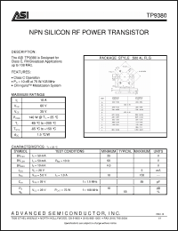 Click here to download TP9380 Datasheet