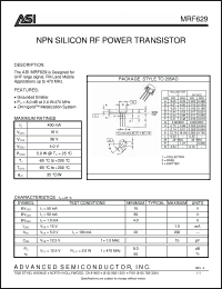 Click here to download MRF629 Datasheet